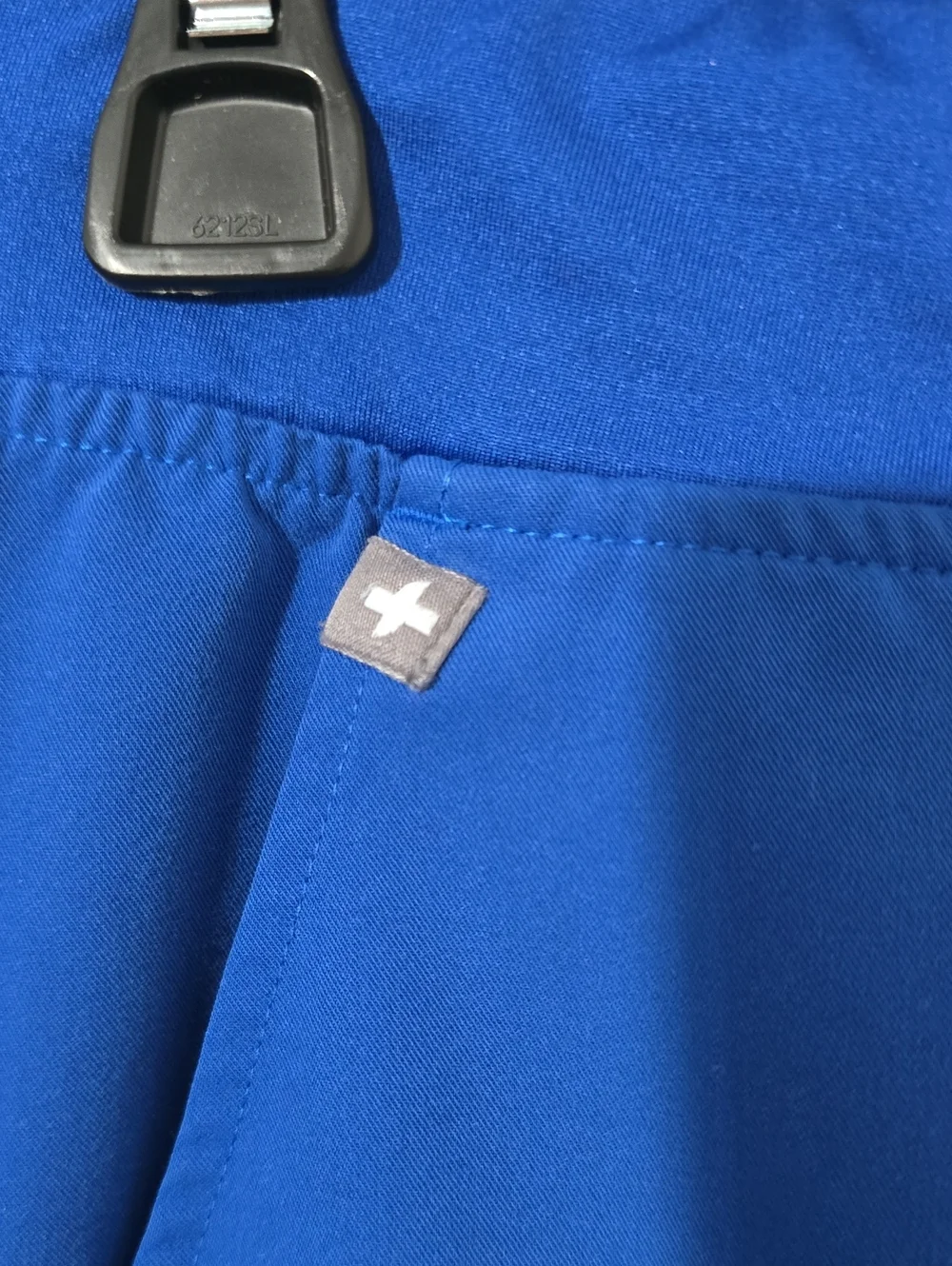 Figs Jogger Pants in Royal Blue with White Drawstrings